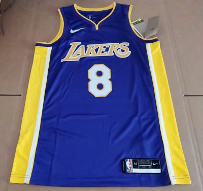 NBA 8 Kobe Bryant Lakers classic Maillot Violet